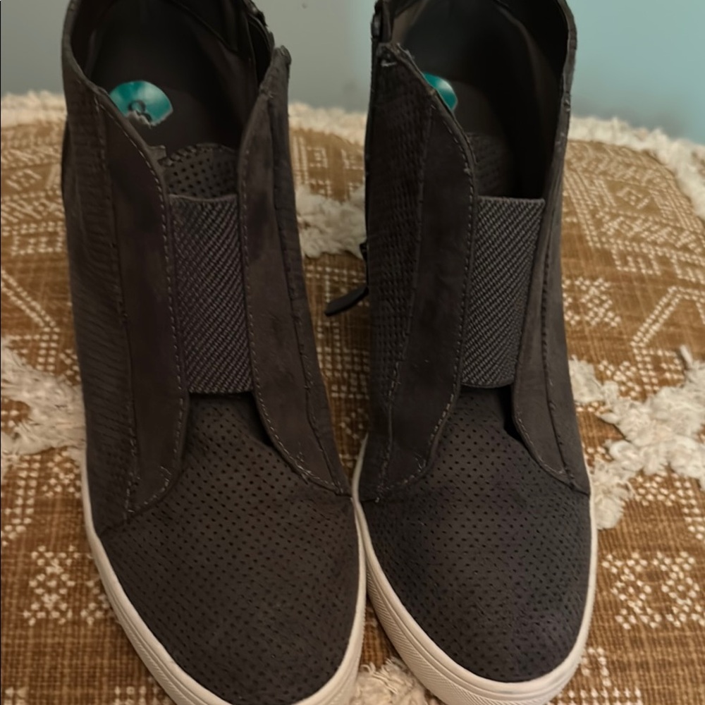 Dark Gray Slip-On Shoes